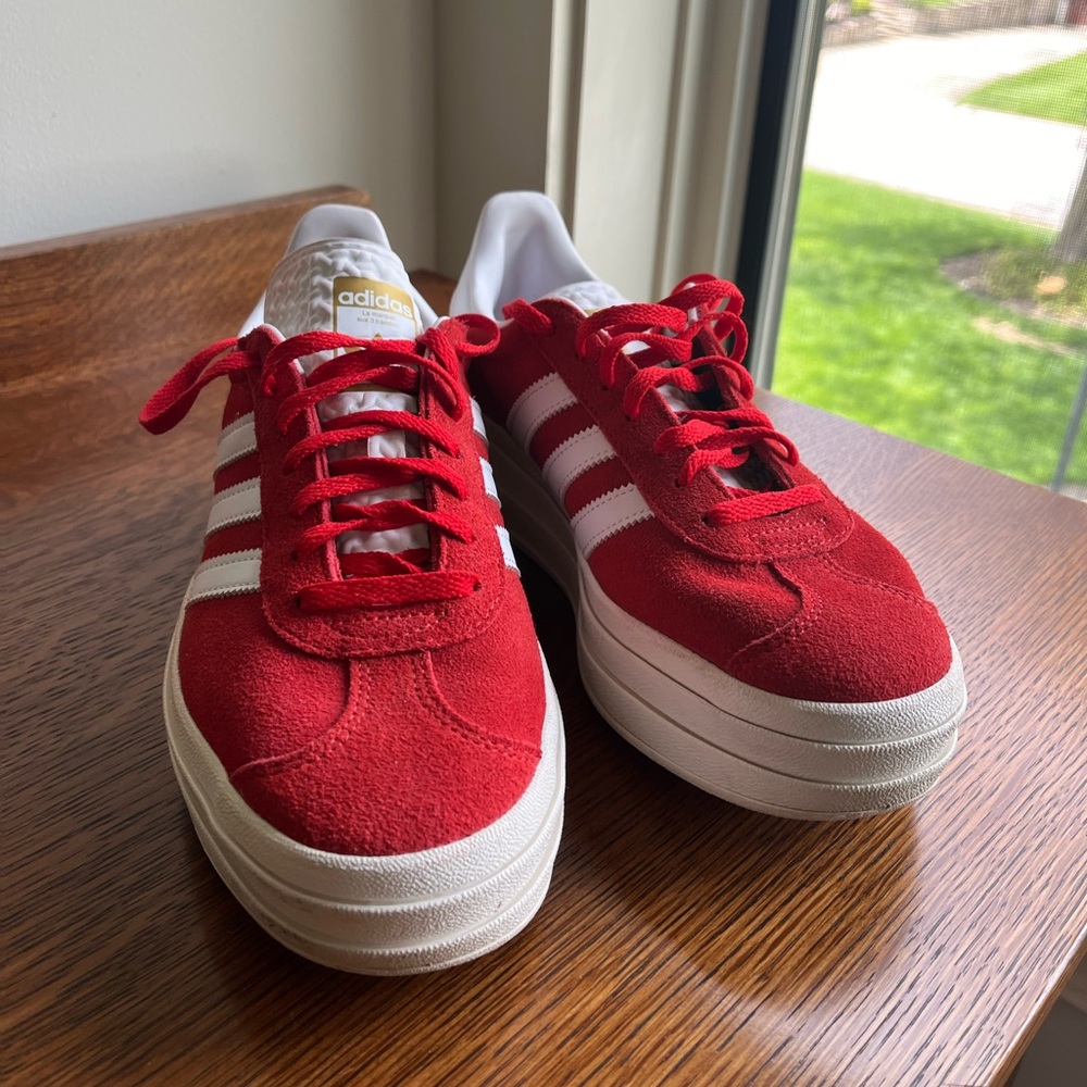 Adidas Gazelle Platform.  Size 8.